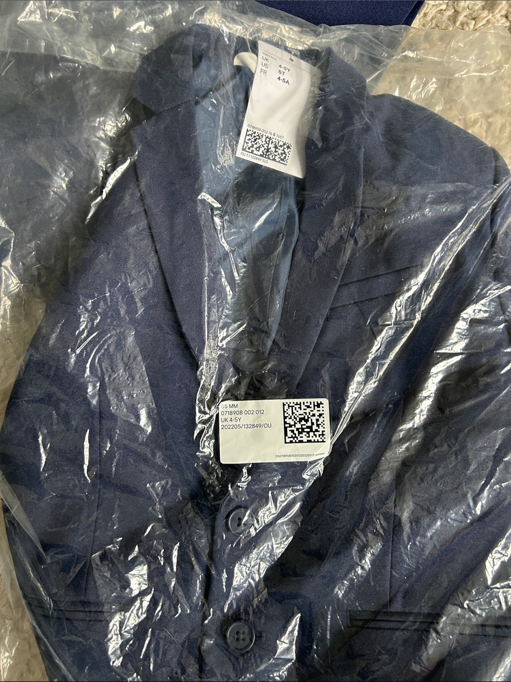 H&M Kids Navy Blazer Jacket